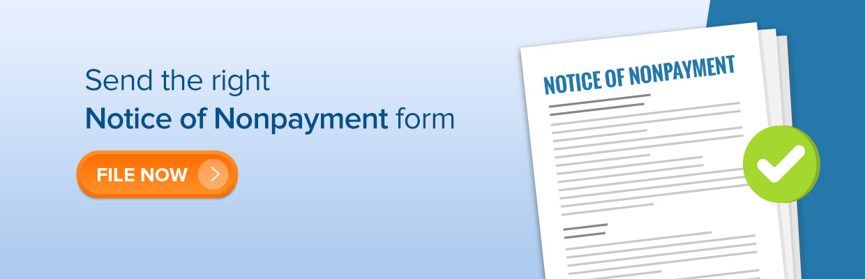 Notice of Non-Payment