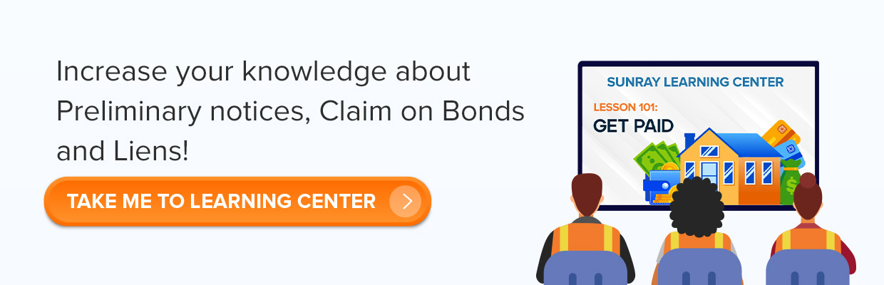 claim on bond and liens