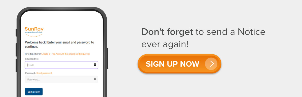 Sign up SunRay