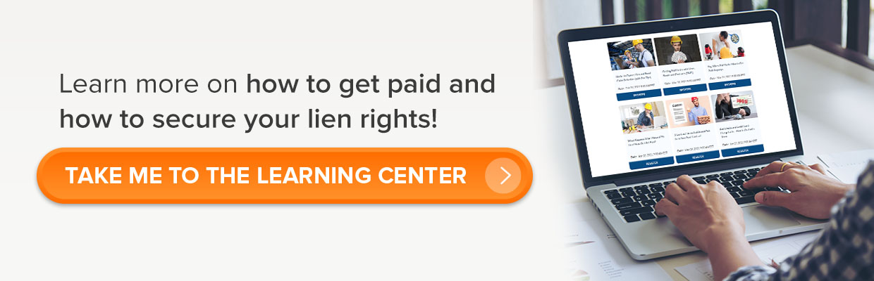 secure your lien rights