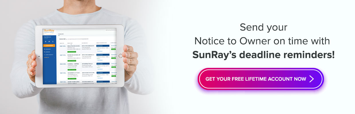 notice to owner deadlines