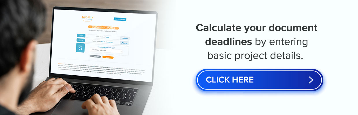 construction document deadlines