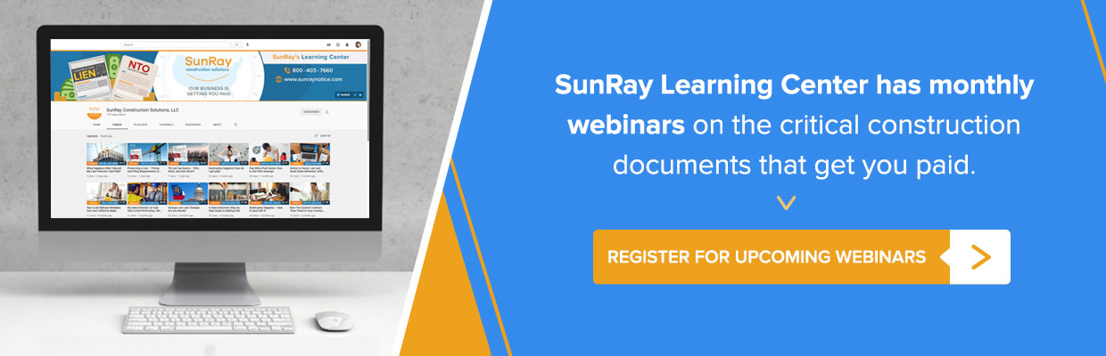 SunRay Construction Documents