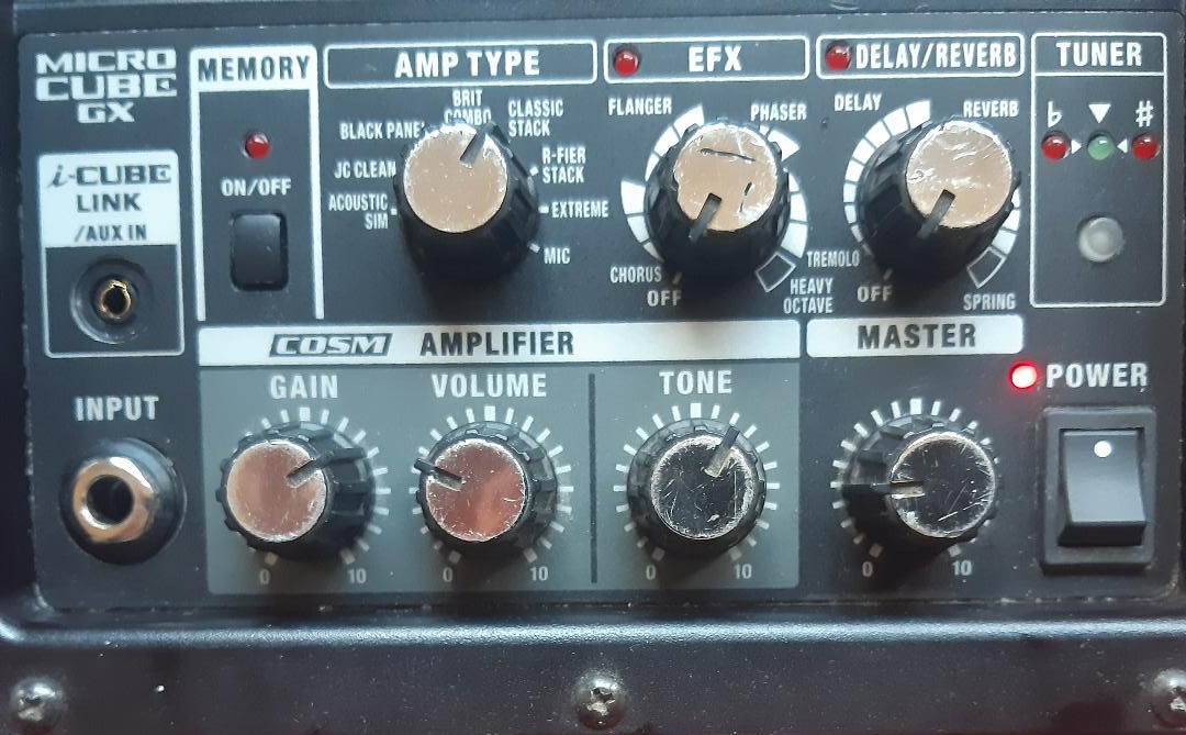 réglages ampli guitare Classic Stack Hurricane
