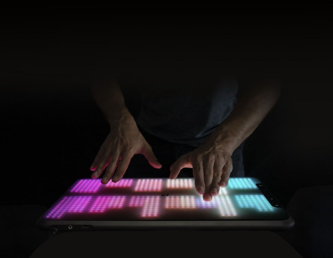 ERAE Touch layout with 1D faders
