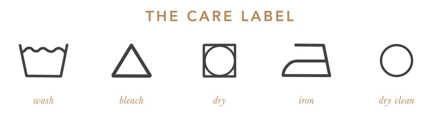 Care Instructions Symbols Discounts Selling Brunofuga adv br