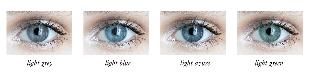 Light Summer Eye Colours