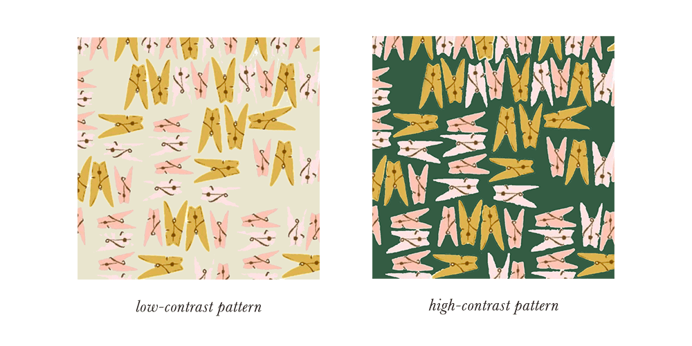 Soft Autumn Patterns & Prints Contrast