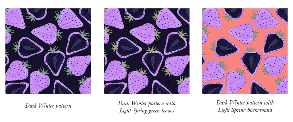 Dark Winter Patterns & Prints
