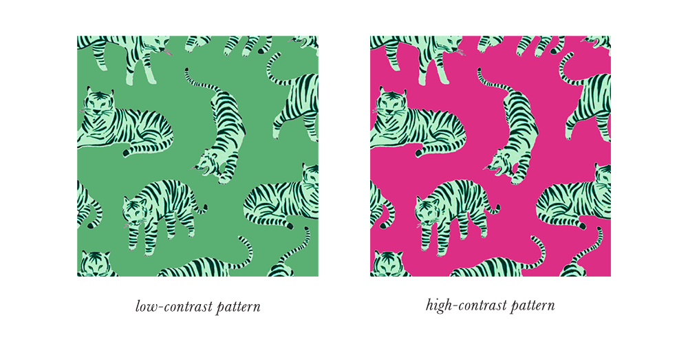 Bright Winter Patterns & Prints Contrast