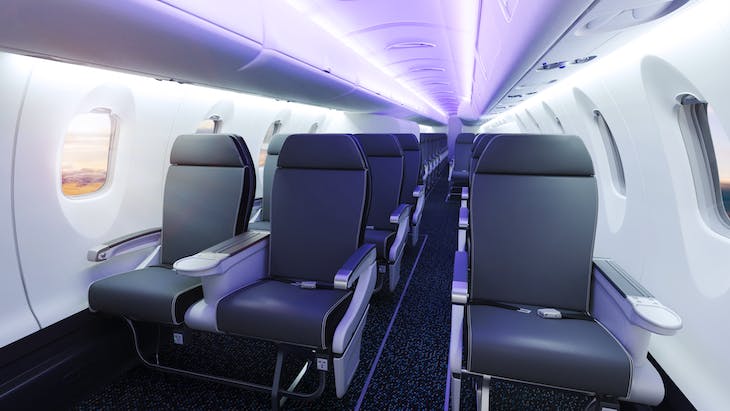 Bombardier CRJ-550 Interior