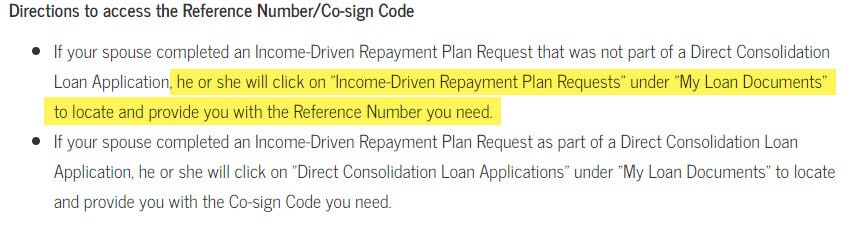 cosign studentloans.gov