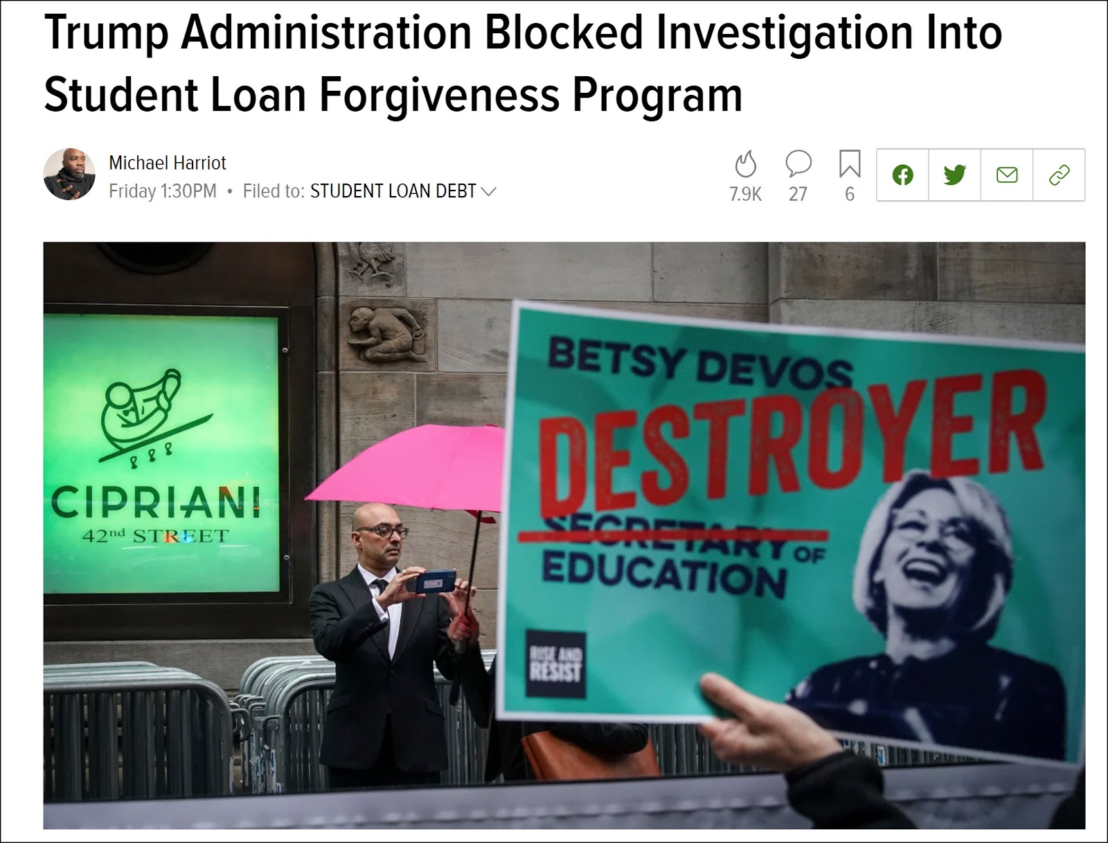 trump blocks forgiveness