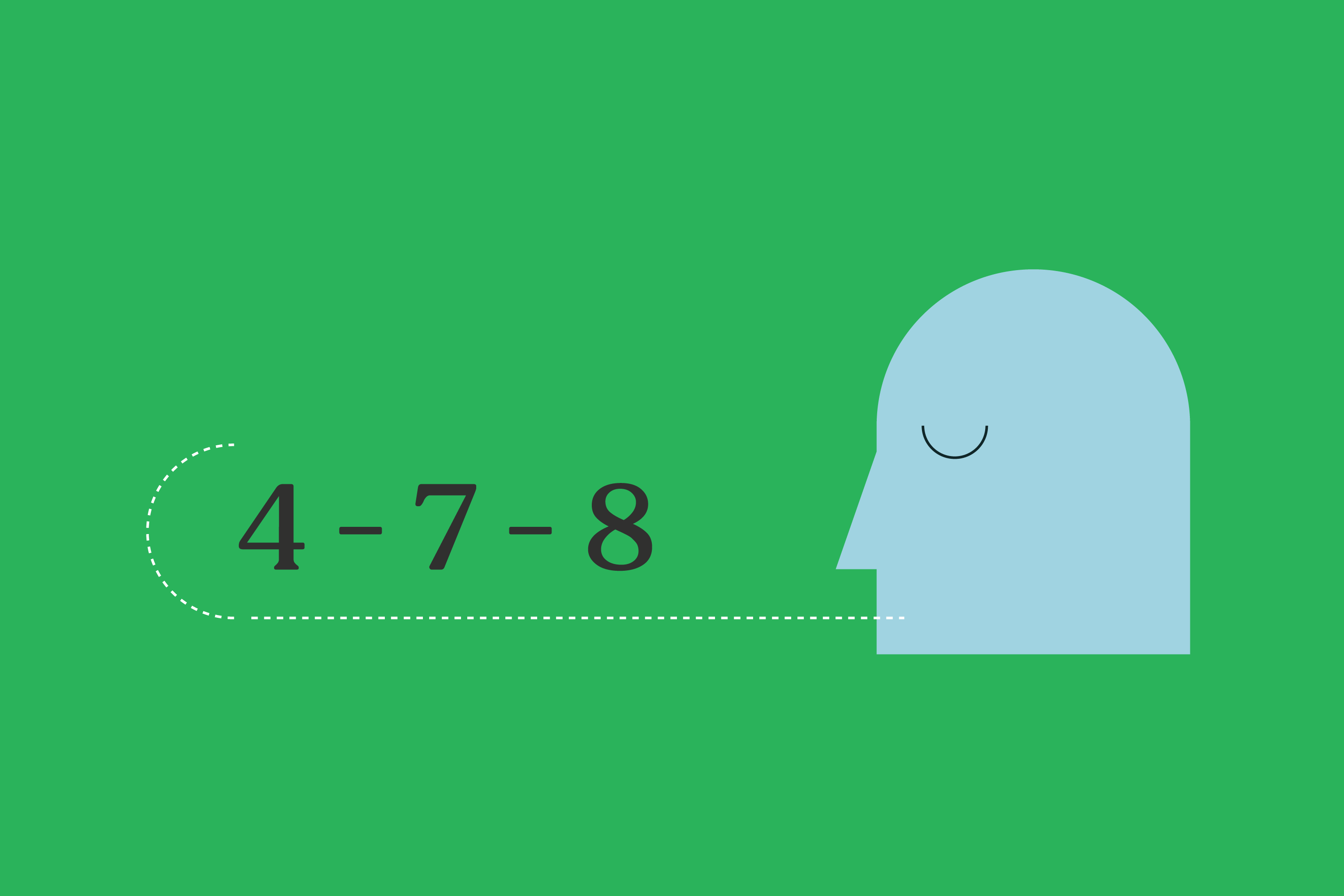 4 7 8 breathing method to fall asleep fast