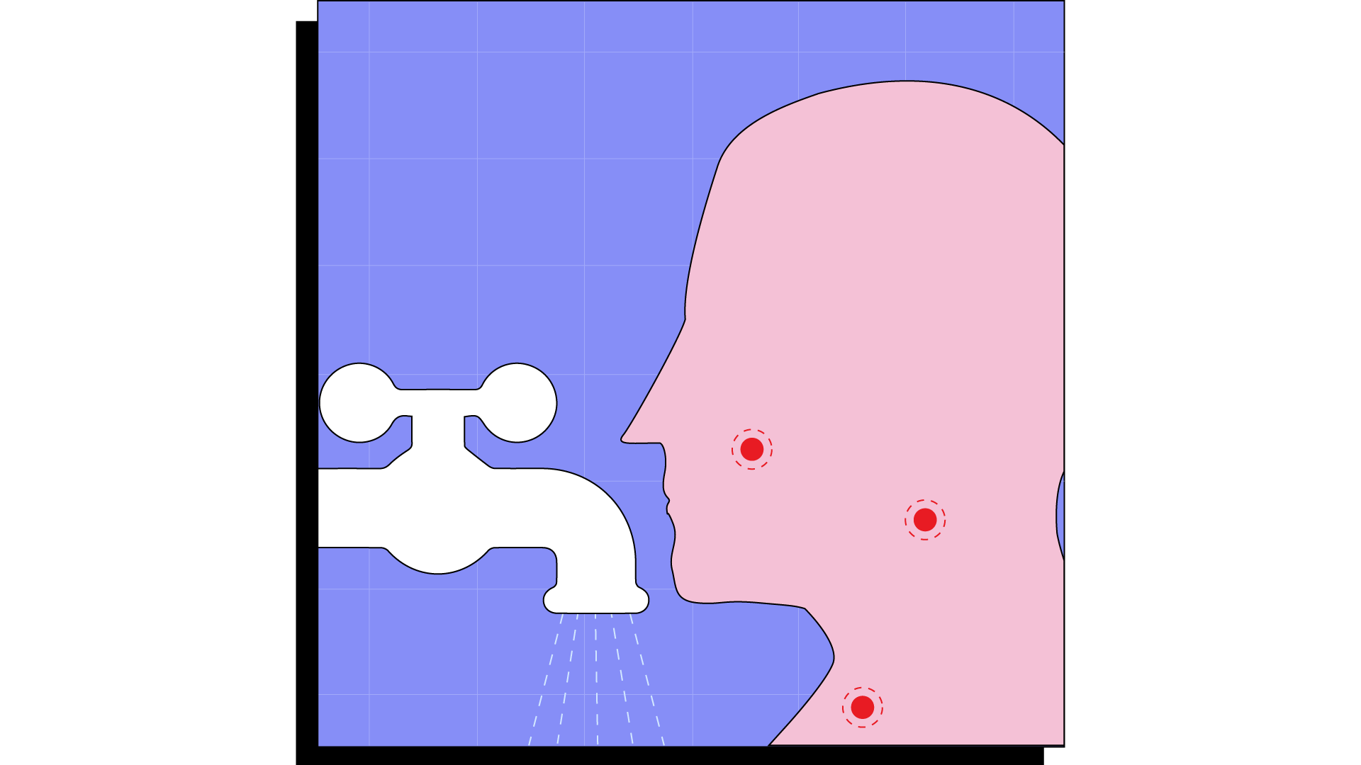 Wash and dry the affected area of your skin