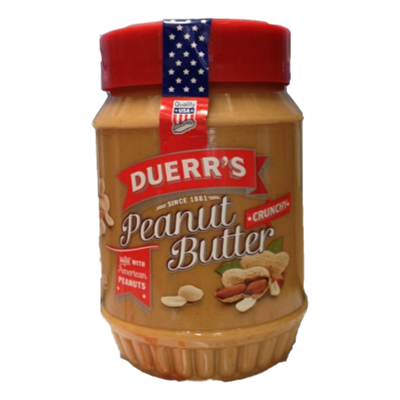 Duerr's beurre de cacahuète "Crunchy" (340g)