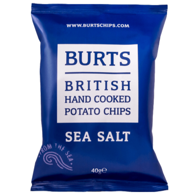 Burts Hand Cooked Crisps "Sea Salt" (150g)
