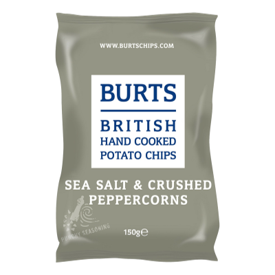 Burts Hand Cooked Crisps "Crushed Peppercorn" (150g)