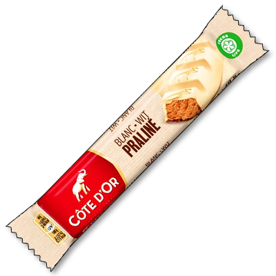 Côte d'Or blanc praliné (45g)