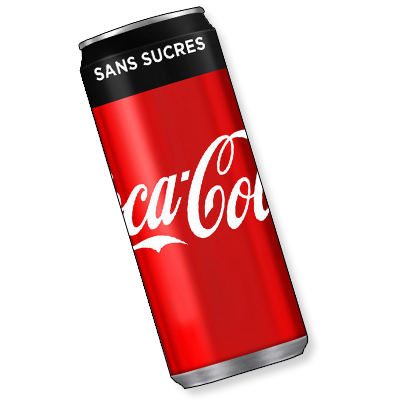 Coca-Cola sans sucres (330ml)