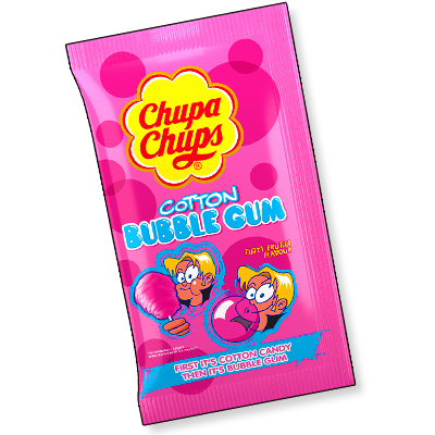 Chupa Chups Cotton bubble Gum "Tutti Frutti" (11g)