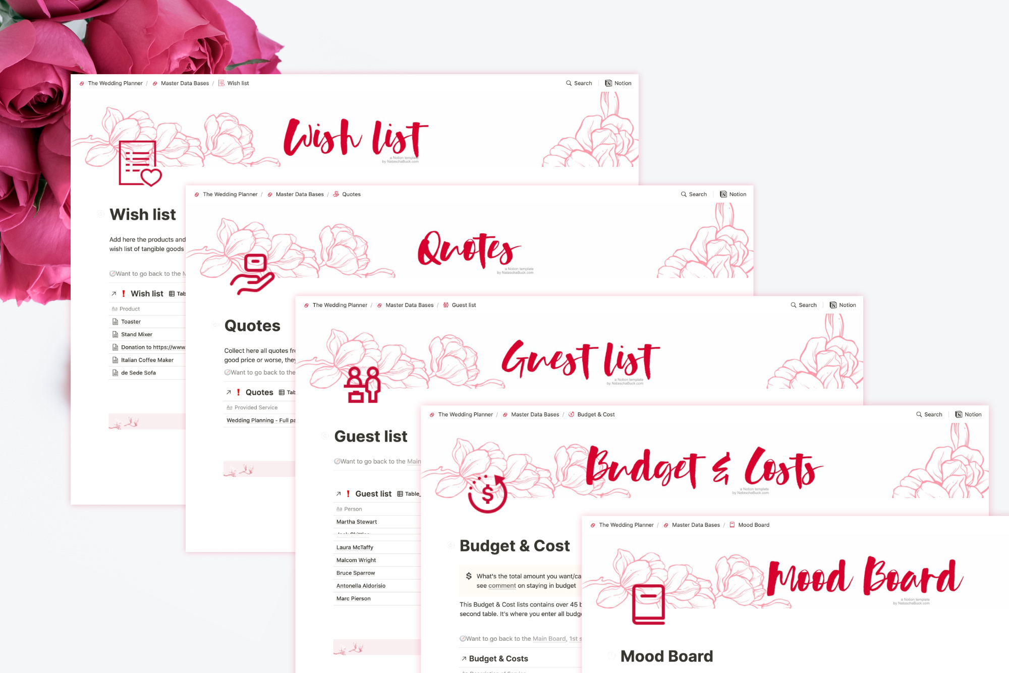 The Notion Wedding Planner Couples Edition Notion Everything