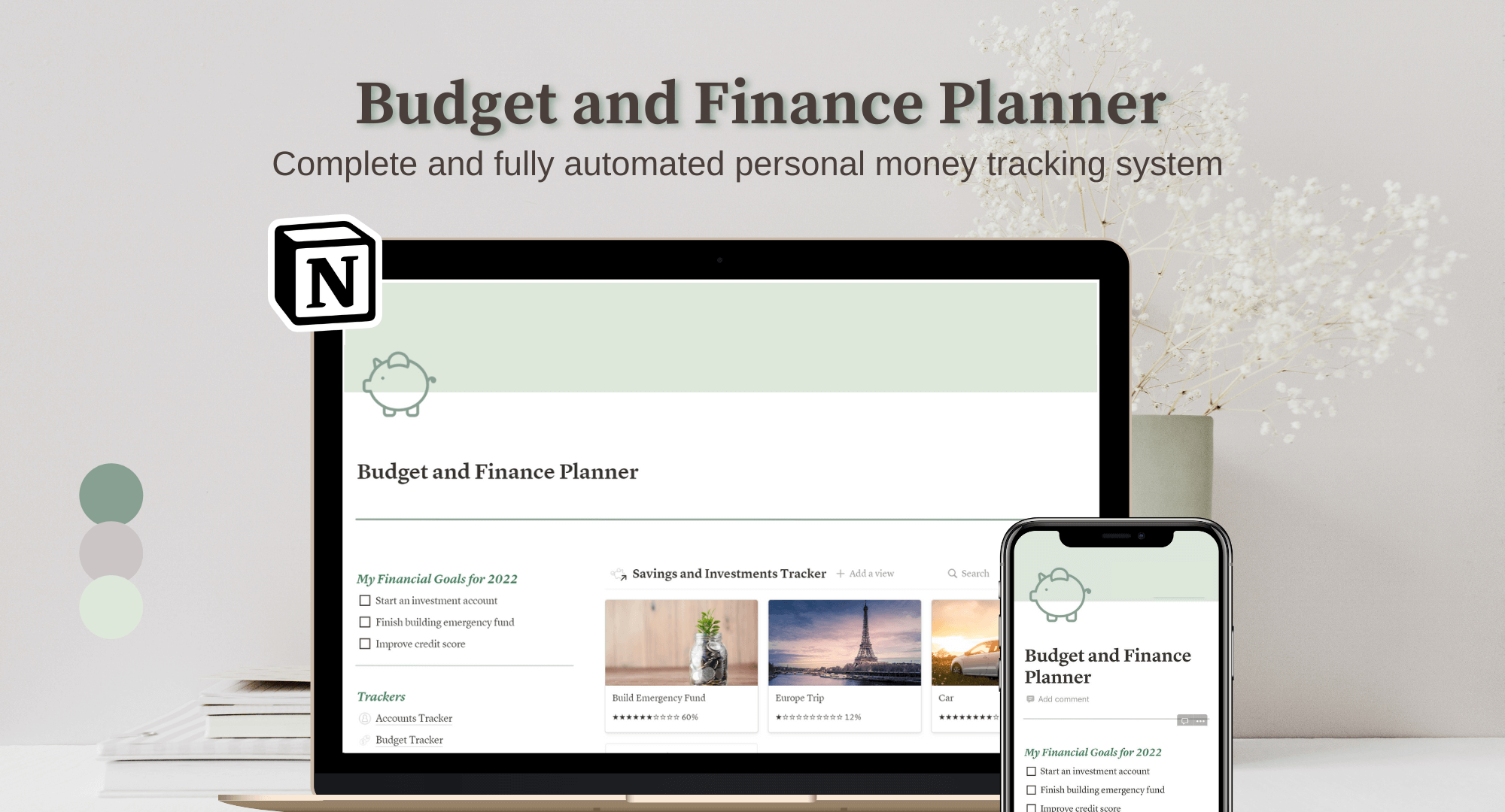 Notion Digital Budget and Finance Planner Notion Everything