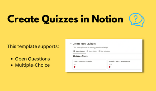 Notion Quiz Maker Notion Everything Notion Quiz Maker Notion Everything