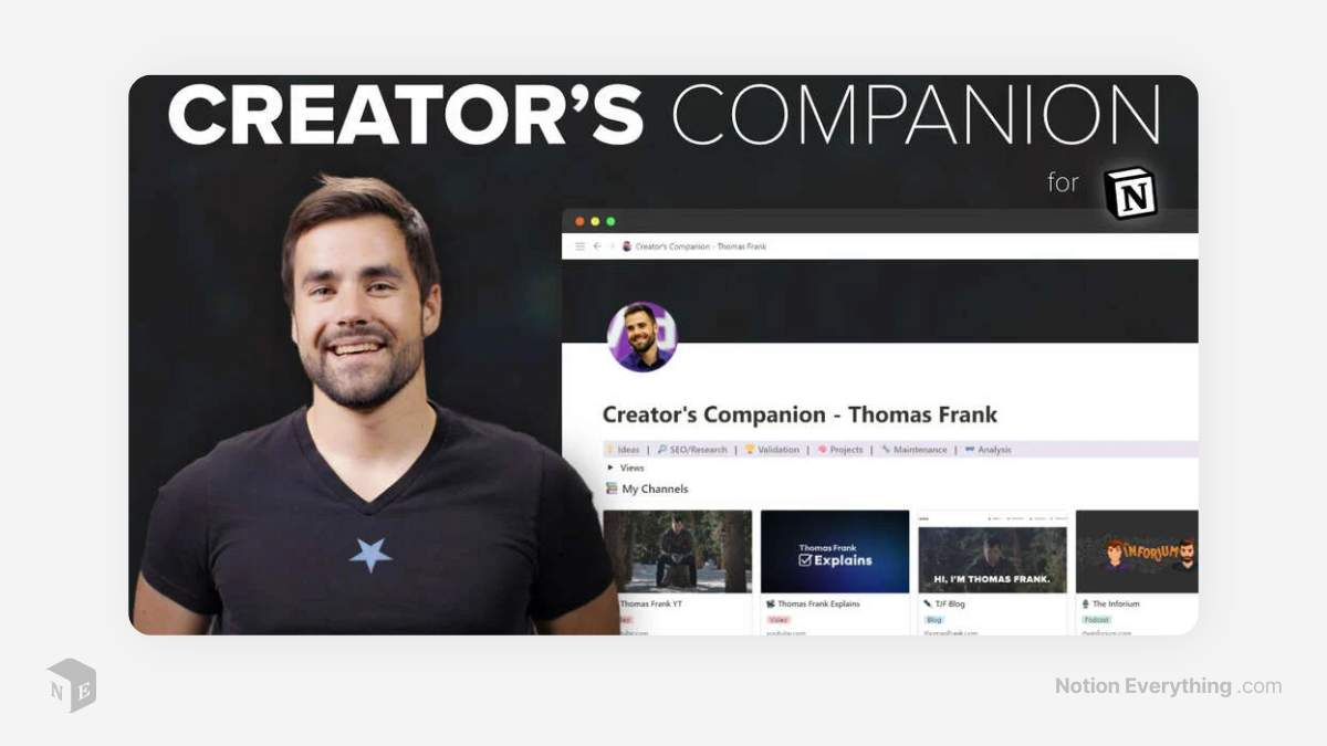 Creator's Companion Notion To Do List Template