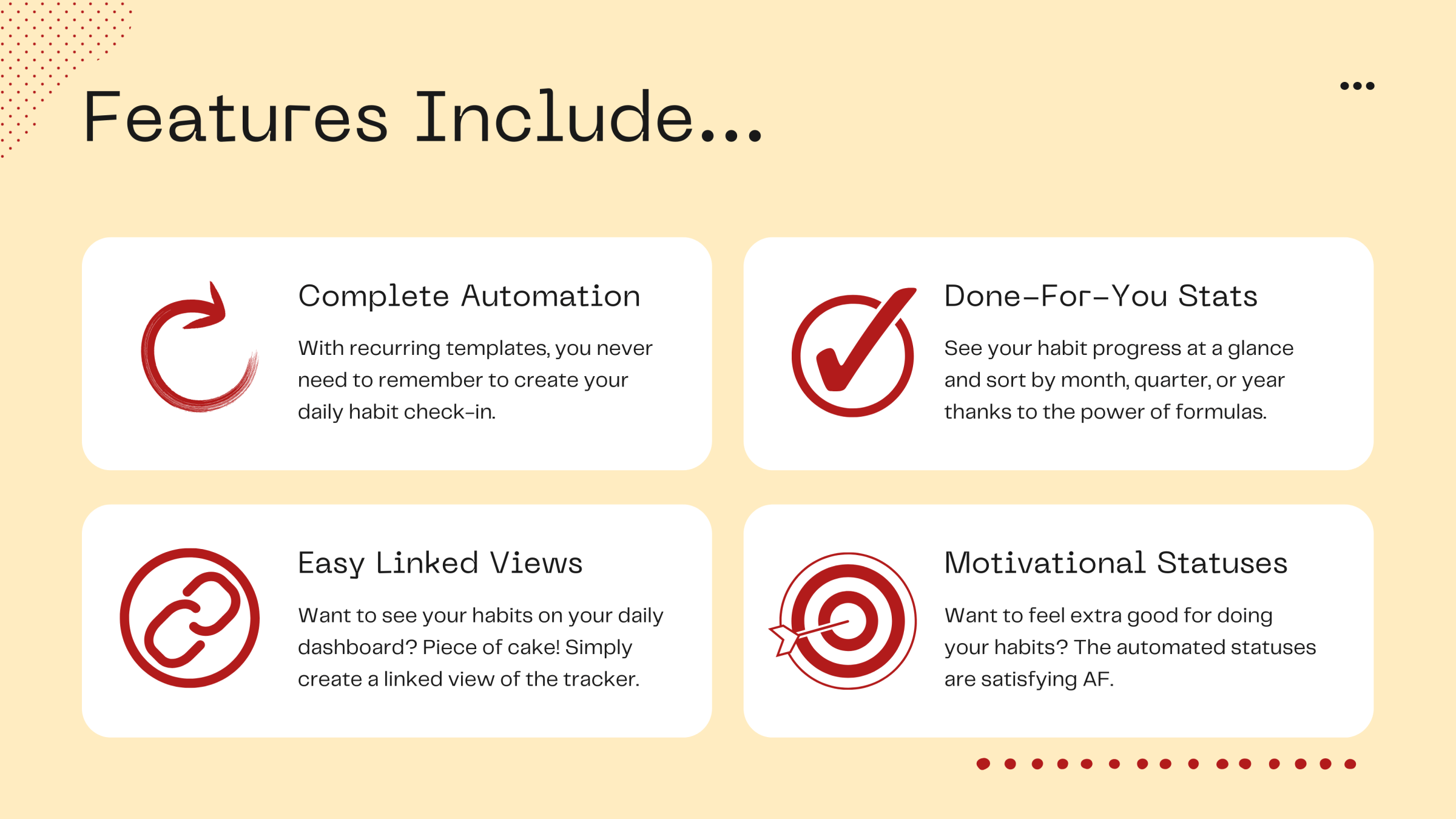 Automated Simple Habit Tracker | Notion Everything