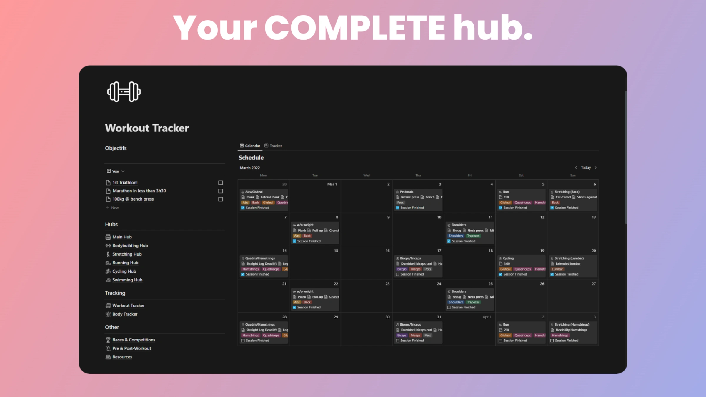 Ultimate Workout Tracker | Notion Everything