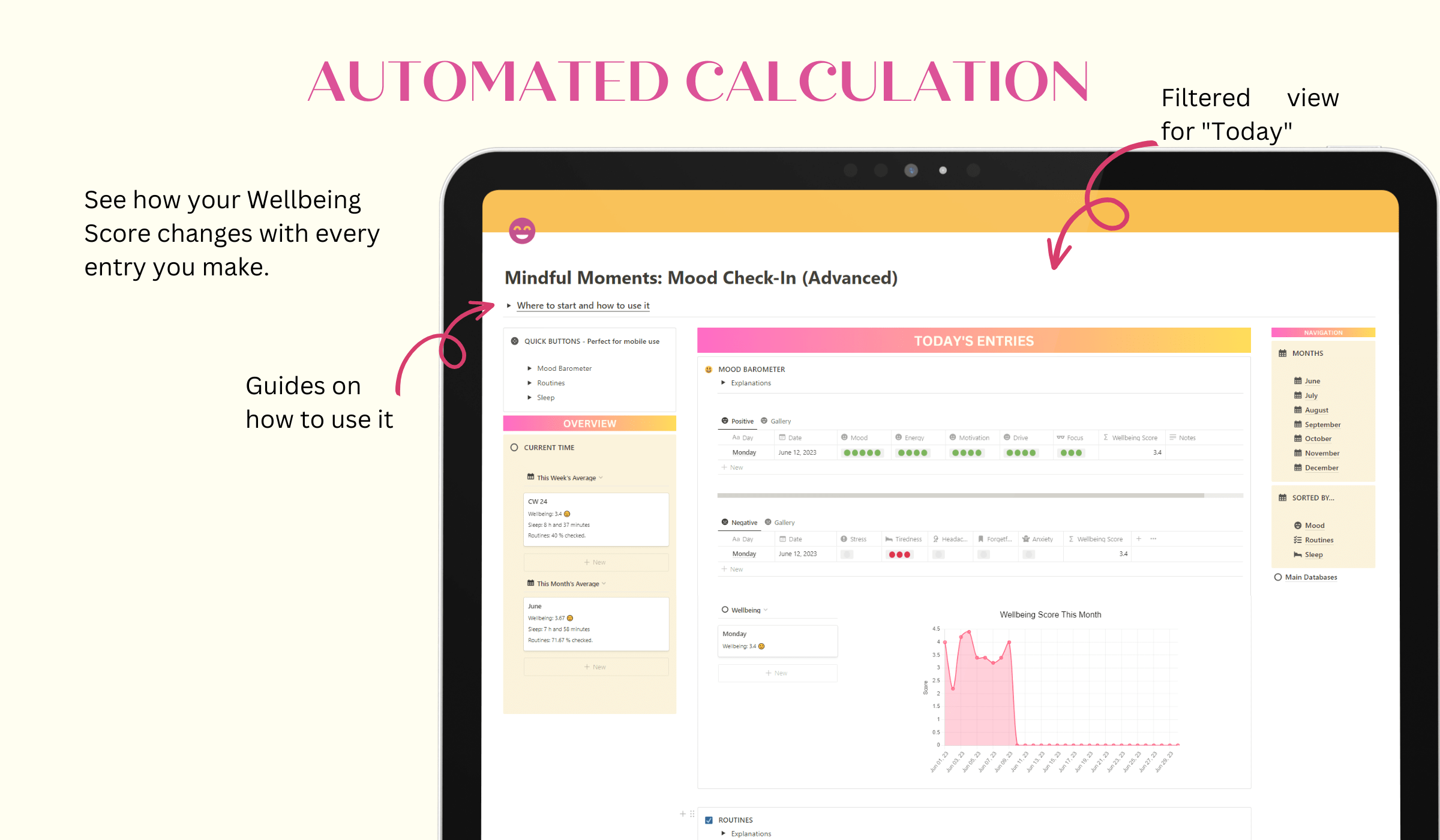 Mindful Moments: Mood Check-In | Notion Everything