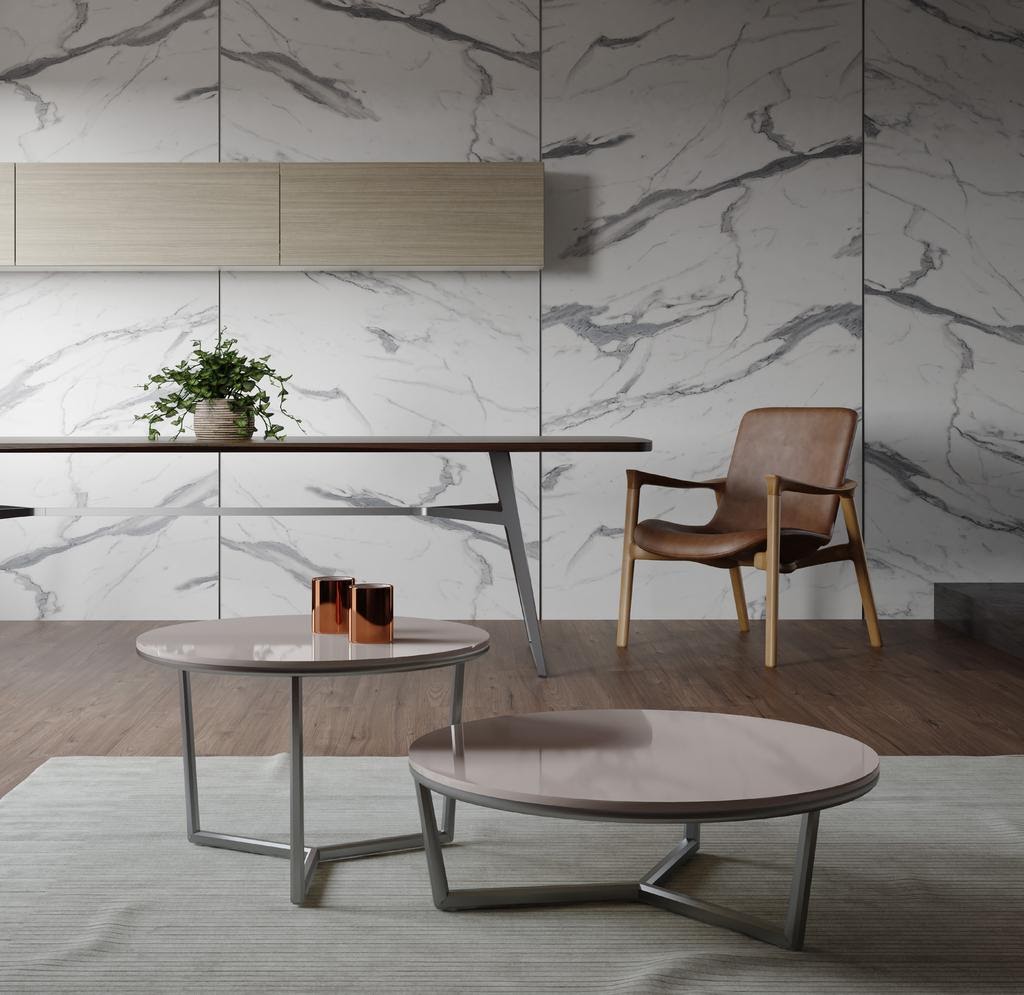 sala painel mdf mármore