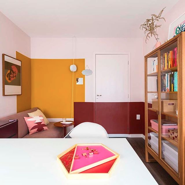 home office colorido