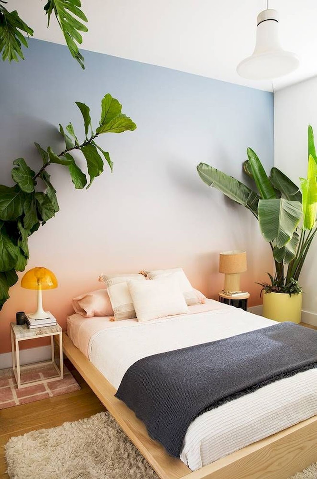 quarto decoração tropical