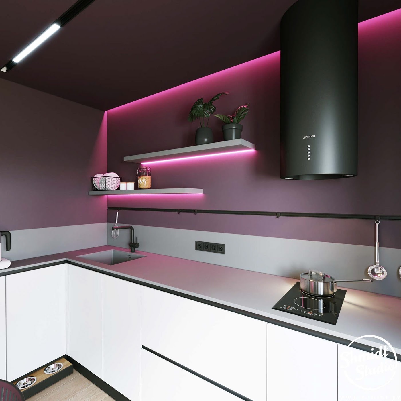 cozinha neon