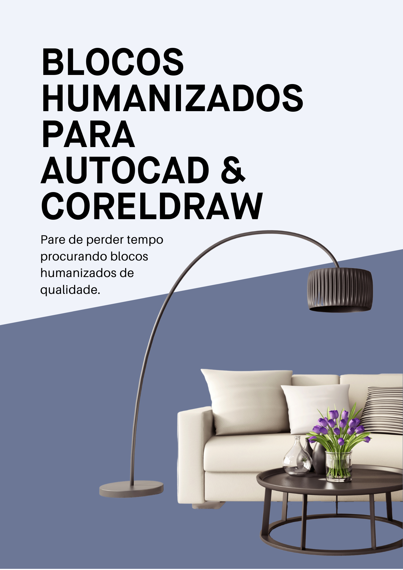 planta humanizada - Blocos Humanizados para AutoCad e Corel Draw