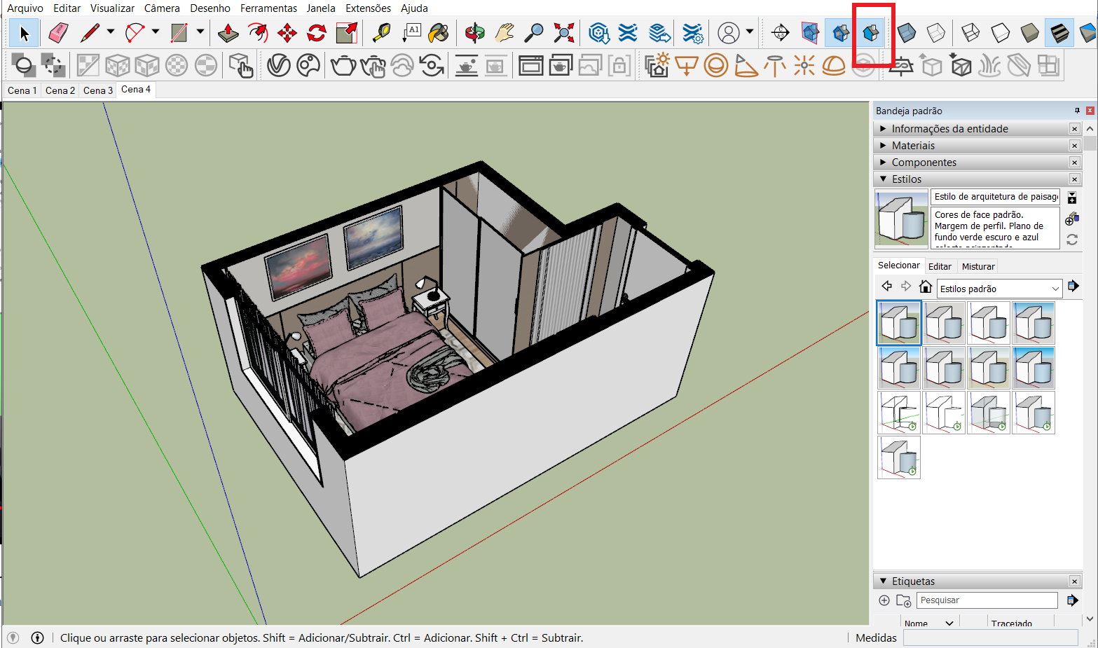 planta humanizada no sketchup - passo a passo