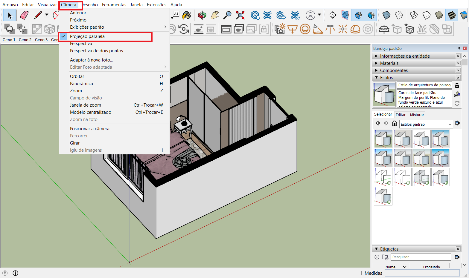 planta humanizada no sketchup - passo a passo