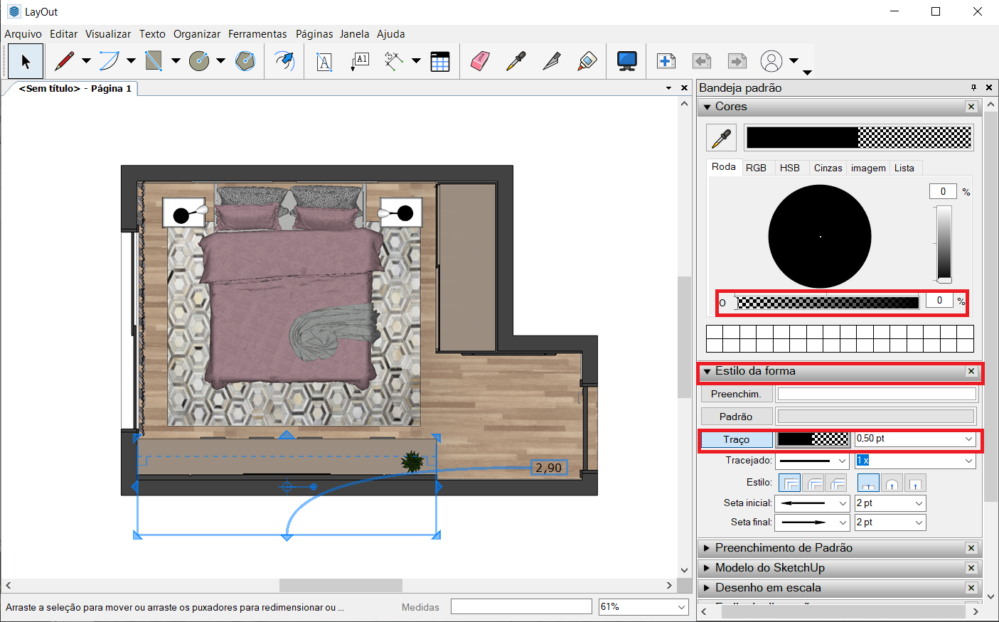 planta humanizada no sketchup - passo a passo