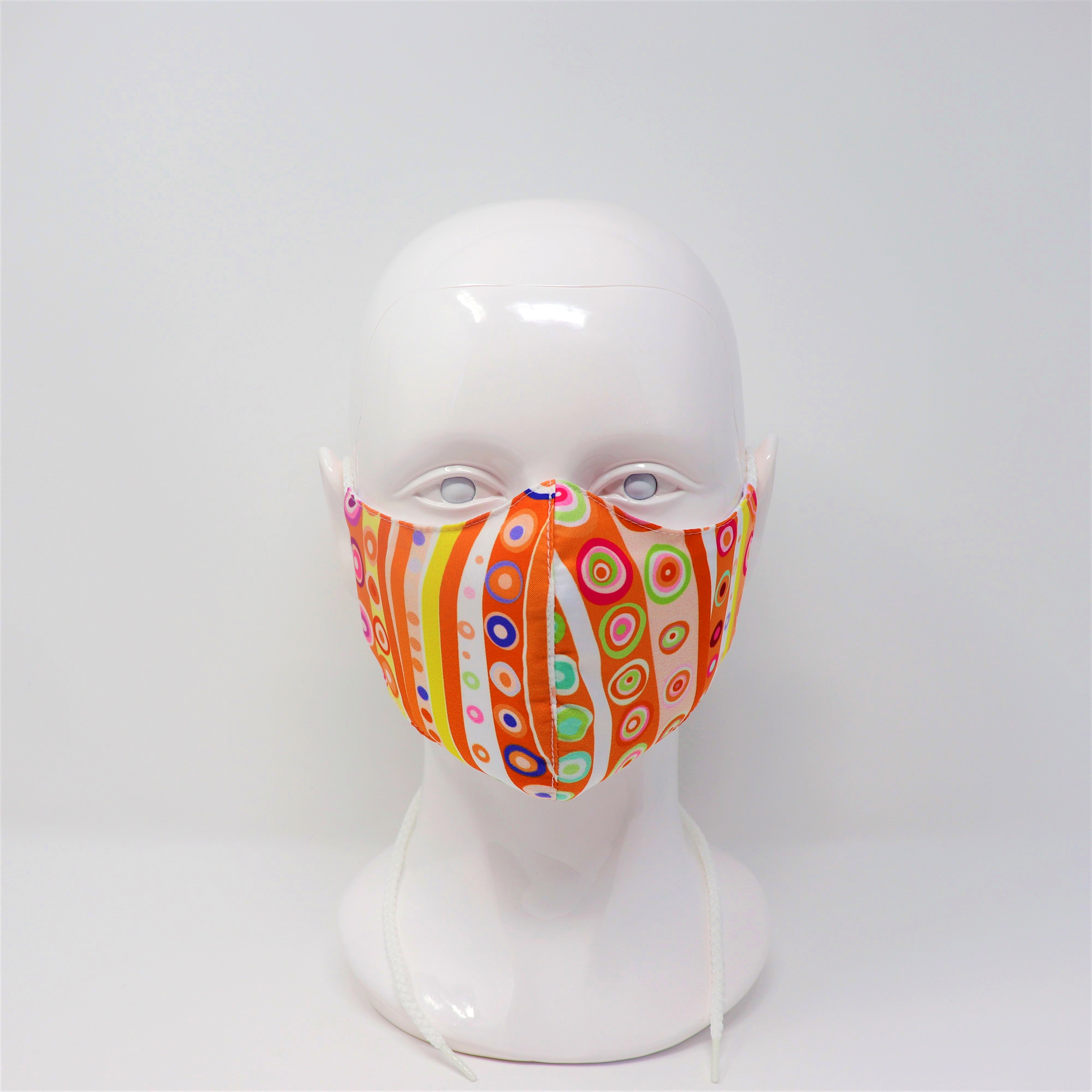 100 Microfiber Polyester Face Mask w/ High Quality Printed Designs