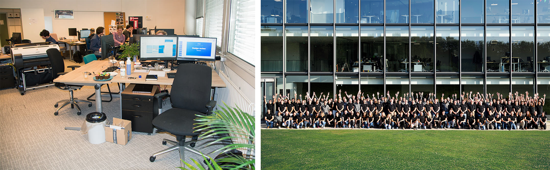 Evolution of Lightyear's office from March 2018 to September 2019