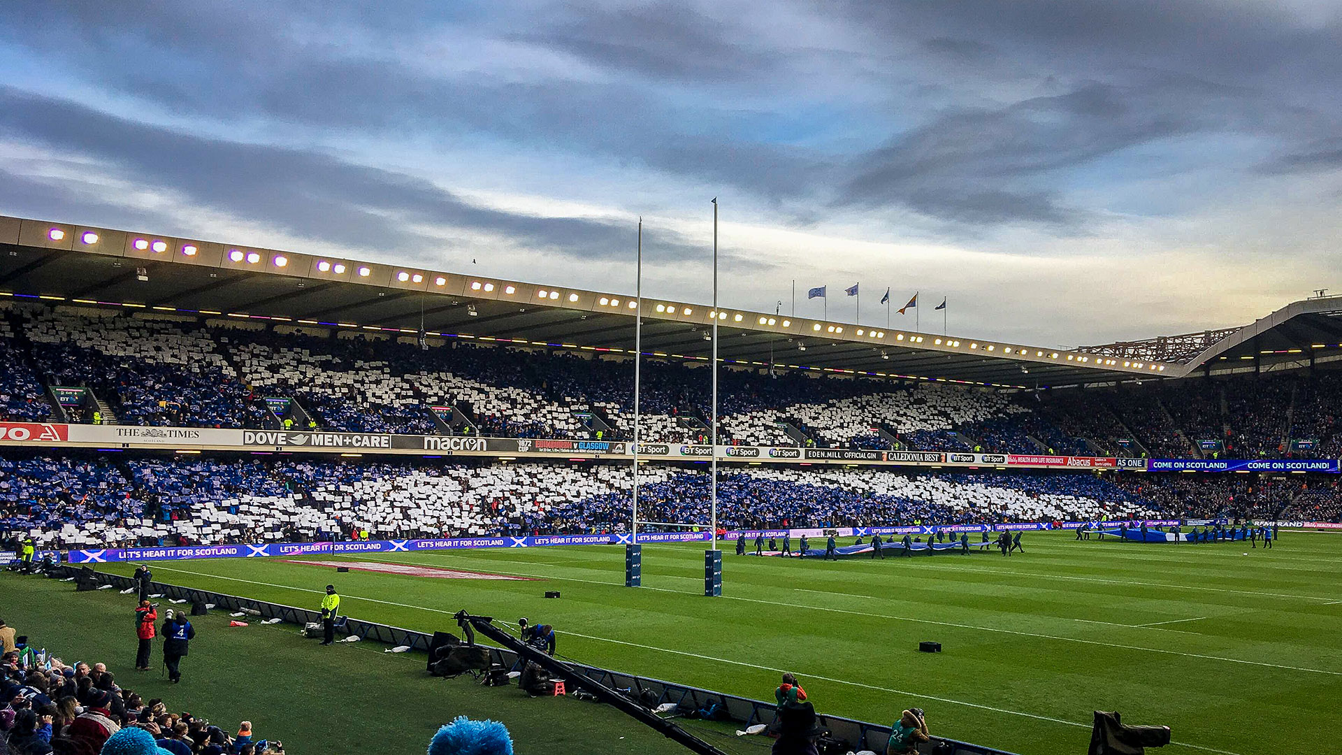 Watch a game of rugby in Edinburgh, Scotland