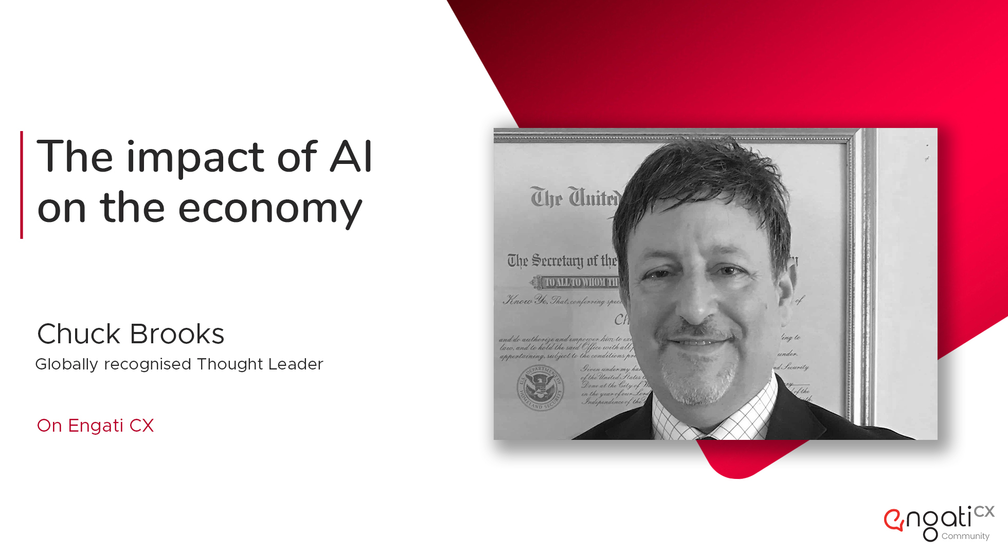 AI, the economy’s backbone | Chuck Brooks | Engati CX