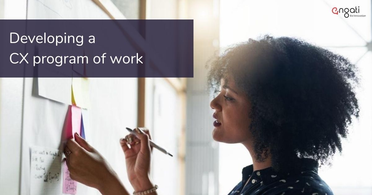Developing a CX program of work