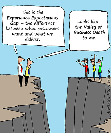 the experience expectations gap with Shep Hyken
