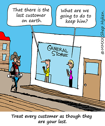 the last customer on earth cartoon