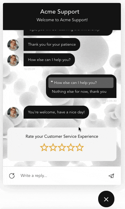 video background chatbot