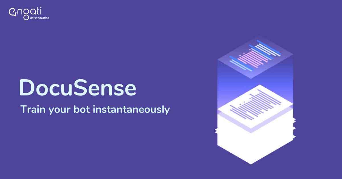 Train your bot instantaneously with DocuSense