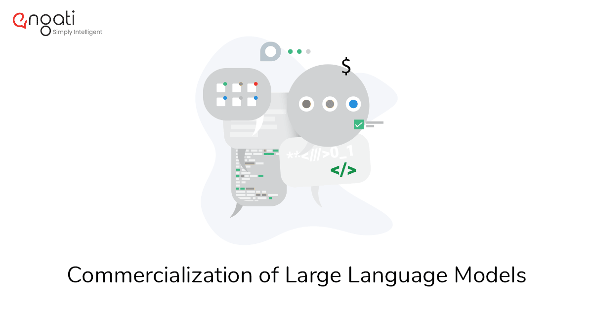 Commercialization of large language models